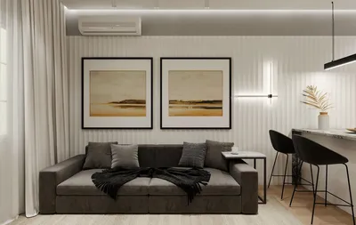 Дизайн гостиной в квартире в светлых тонах | Студия Анжелики Прудниковой |  Дзен
