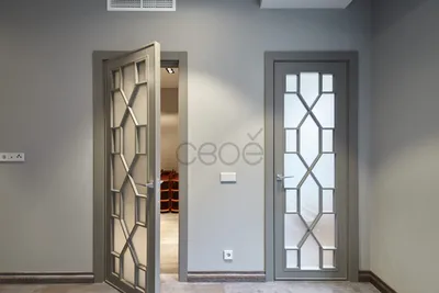Дизайнерские межкомнатные двери со стеклом — СВОЁ
