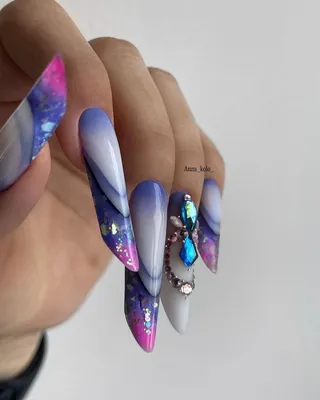 Пин от пользователя Iwona Bąk на доске paznokcie | Дизайнерские ногти,  Красивые ногти, Нейл-арт