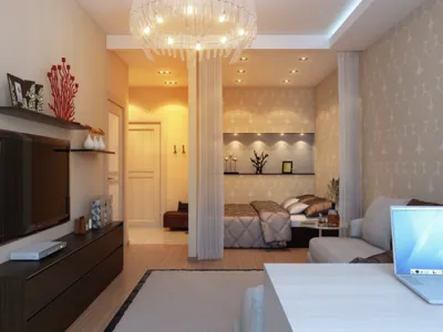 Дизайн однокомнатной квартиры в Минске | Заказать дизайн проект 1 комнатной  квартиры - Цены