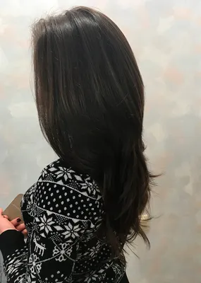 Вид сзади женщины с длинными волосами Стоковое Фото - изображение  насчитывающей красивейшее, кавказско: 45862118