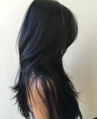 черные волосы длиной прямо стоковое изображение. изображение насчитывающей  людск - 8243637