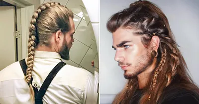 Для настоящих викингов: мужские прически на длинные волосы