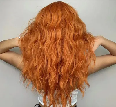 Парик женский длинные рыжие волосы - купить по низкой цене в  интернет-магазине OZON (1247381852)