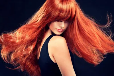 Рыжий цвет на длинные волосы (52 лучших фото)