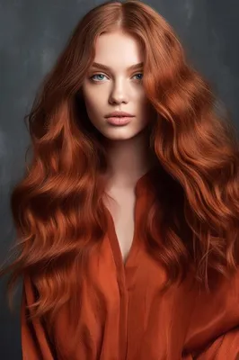 Рыжие волосы Окрашивание волос Длинные волосы Прическа, волосы, люди, цвет,  волосы png | PNGWing