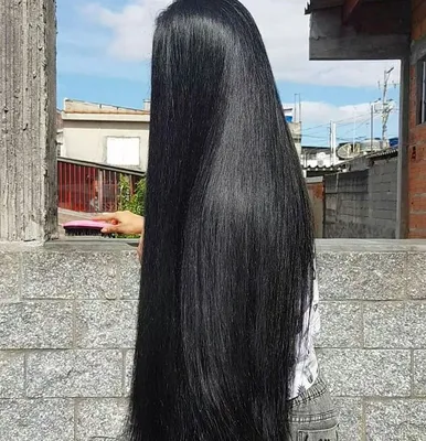 Marvellous long hair.... #beautifullonghair #beautifulblackhair  #longhairstyles #openhair #straighthair #am… | Длинные черные волосы,  Гладкие волосы, Длинные волосы