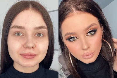 Как выглядят женщины без макияжа. Фото до и после - 8 апреля 2021 - 59.ru