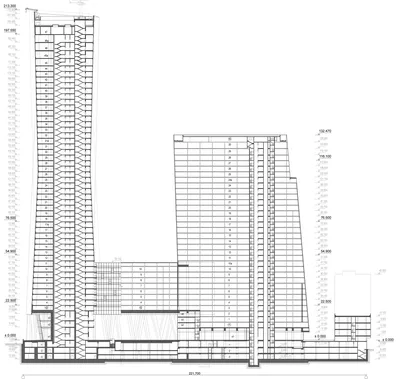 Небоскреб на Мосфильмовской улице : Sergey Skuratov Architects