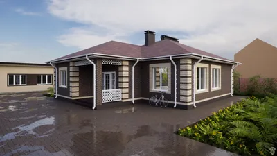 Красивый проект одноэтажного дома с подвалом,beautiful one-story house  project - YouTube