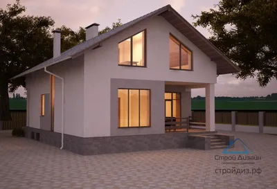 Проект одноэтажного жилого дома с подвалом
