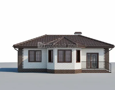 Двухэтажный дом с подвалом, гаражом и террасой: проект Rg5074