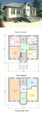 Проект одноэтажного дома с подвалом «Милан»: Проект одноэтажного дома с  подвалом «Милан» | «Веванта» - строительство загородных домов
