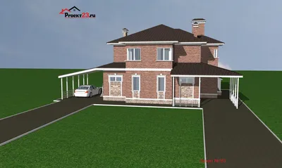 Проект одноэтажного дома с подвалом | План дома, Кирпичные дома, Дом