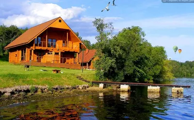 Красивый дом на воде в Майнкрафт - VScraft