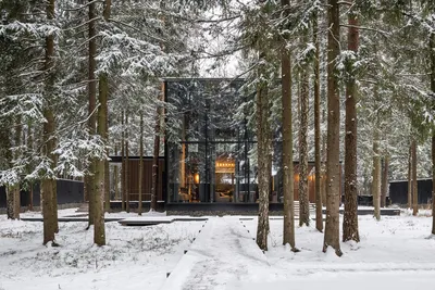 Дом в лесу по проекту buro511, 210 м² | AD Magazine