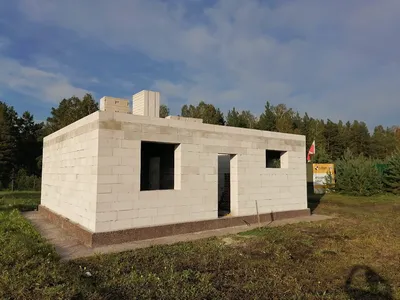 360° версия] Одноэтажный дом без крыши – готовы стены или ¼ дома | Борисово  2 - YouTube