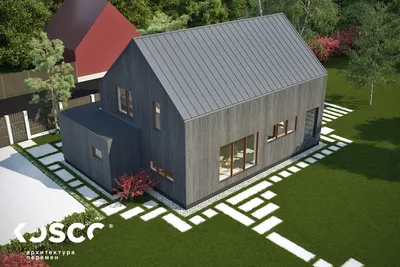 Дом с крышей без свесов: чем хороши проекты домов барнхаус?