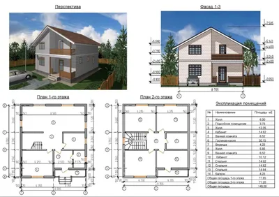 Красивые проекты домов и коттеджей из кирпича. Одноэтажные, двухэтажные дома  из кирпича под ключ — stn-house.ru