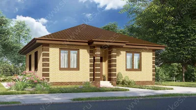 Проект кирпичного дома 46-56 :: Интернет-магазин Plans.ru :: Готовые проекты  домов