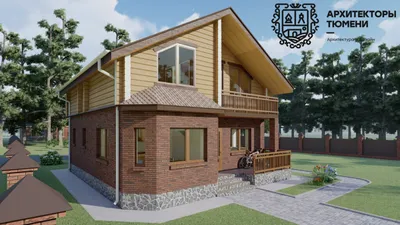 Проект кирпичного дома 75-24 :: Интернет-магазин Plans.ru :: Готовые  проекты домов