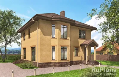 Проект одноэтажного дома «Эркер» | Белгород | Архитектурное бюро «Домой»