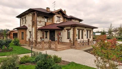 Архитектурный стиль Кантри домов и коттеджей | DOM4M Россия