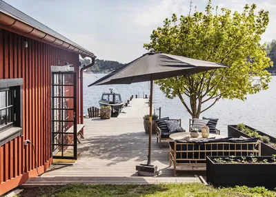 Прекрасный домик у воды на маленьком острове в Швеции 〛 ◾ Фото ◾ Идеи ◾  Дизайн