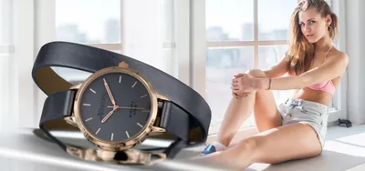 Женские часы с длинным ремешком. Часы с ремешком на два оборота