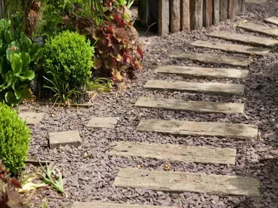 Как самому сделать садовую дорожку из бетона: формы для отливки покрытия  прямо по земле