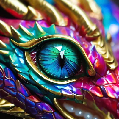 Драконий глаз, разноцветный цвет, в …» — создано в Шедевруме