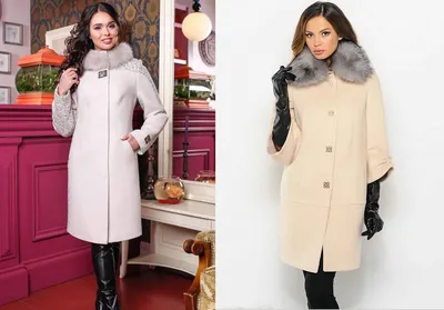 Купить зимнее бордовое пальто с роскошным мехом чернобурки