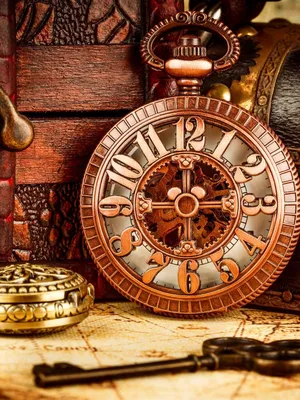 Старинные часы | Пикабу