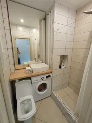 Дизайн ванной в хрущевке: как создать стильное и просторное пространство на  9 метров. Бюджетные и популярные идеи ремонта ванной 2023 года | SPECIAL  DESIGN | Дзен