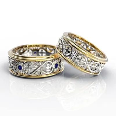 Обручальные кольца \"Мечта\" пара 2 шт (id 111221674), купить в Казахстане,  цена на Satu.kz