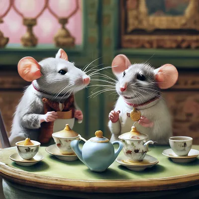 Две крысы подружки (42 фото) | Крыса, Ретро картинки, Милые рисунки