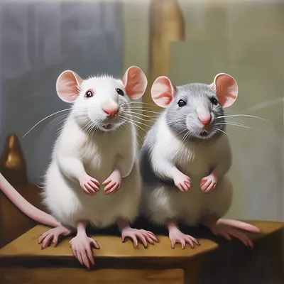 Две крысы рисунок - 74 фото