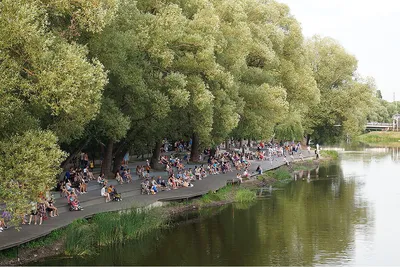 Набережная реки Везелка в Белгороде