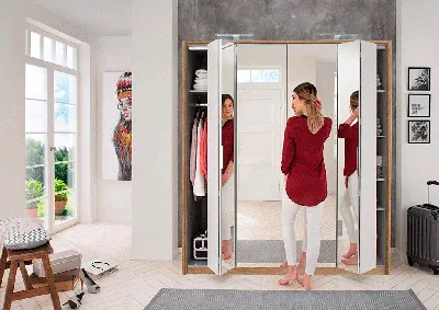 Дверь-зеркало для гардероба - Мебель на заказ от ПЛИТ-МАР