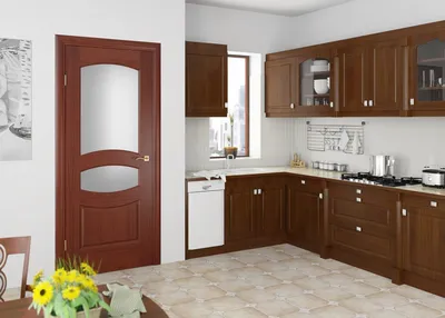 Стеклянные двери для кухни: раздвижные, распашные маятниковые или книжкой
