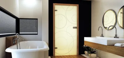 Стеклянные двери для ванной комнаты и туалета — купить в Москве, цены в  компании UNIT GLASS