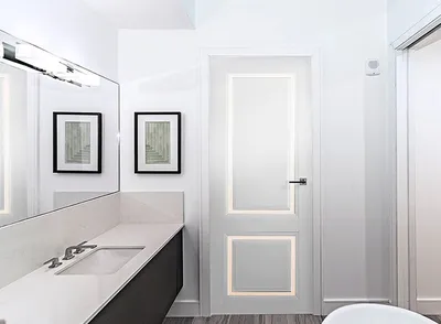 Выбор лучших дверей в ванную: тип открывания и материал