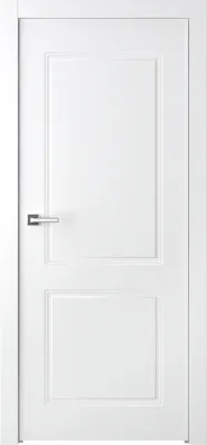 Дверное полотно Арт Классик 1F Белый Шёлк