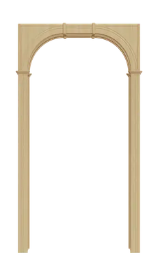 Арка межкомнатная ДВЕРНАЯ ЛИНИЯ Турин 2430х1720х190 мм миланский орех пвх —  цена в Оренбурге, купить в интернет-магазине, характеристики и отзывы, фото
