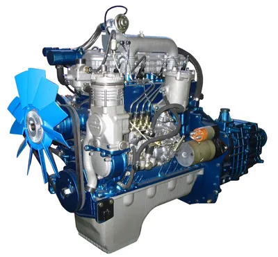 Двигатель ММЗ Д245.7Е2 с компрессором и генаратором (ГАЗ 3308, 3309 с  пневматическими тормозами) - YouTube