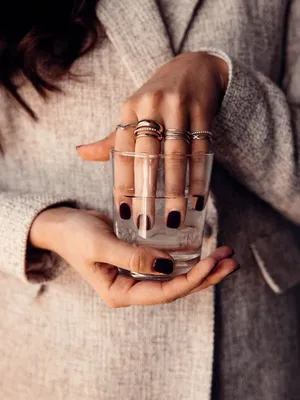 Купить Двойные кольца-цепочки на палец для женщин, модные регулируемые  кольца из сплава на открытый палец, подарок на вечеринку, 2021, трендовые  ювелирные изделия, подарки оптом | Joom