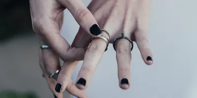 Простые кольца на палец с двойной структурой завитка ДНК для женщин,  оригинальные ювелирные изделия ручной работы для девочек | AliExpress