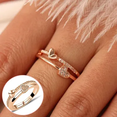 Мужское кольцо из нержавеющей стали, модное Стильное мужское кольцо с  двойными буквами рунами для женщин и мужчин, кольцо на безымянный палец,  подарок на день Святого Валентина | AliExpress