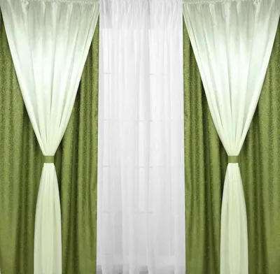 Двойные шторы в гостиную: современный дизайн и правила выбора