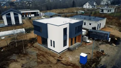 Проект дома с плоской крышей №69-66 с площадью 193 кв.м. Цена 4439000 руб.